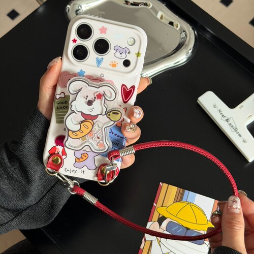 面包狗狗适用苹果18promax菲林手机壳iPhone17全包软壳华为P90简约防护小米VIVO可爱个性荣耀一加OPPO三星
