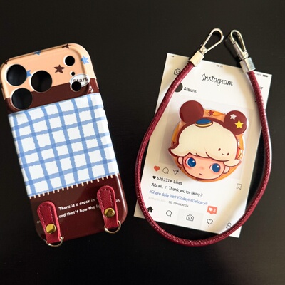 拼接DIMOO适用苹果17promax菲林手机壳iPhone16全包软壳华为P80小米VIVOX300荣耀一加OPPO韩版ins风保护套