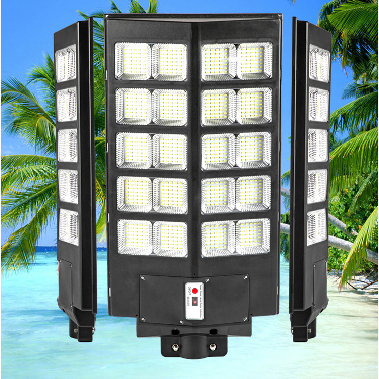 太阳能一体化路灯头户外灯大功率超亮别墅庭院灯智能光控感应路灯