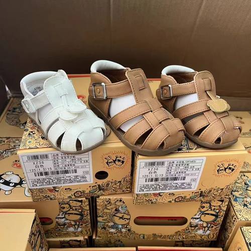 卡特兔夏季包头凉鞋公主鞋男女童