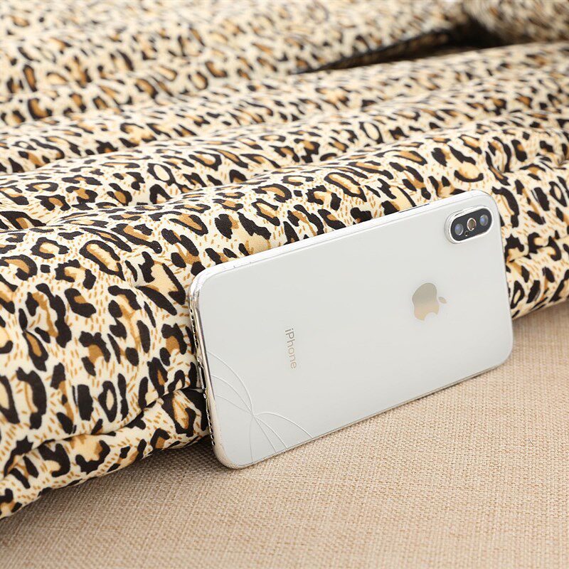 纯手工棉花棉裤女装冬季加厚保暖奶奶高腰老年人宽松豹纹花色长裤