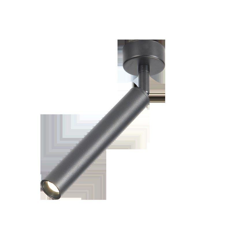 明装射灯可调角度单头背景墙家用商用吸顶式轨道灯LED聚光天花灯,家装灯饰光源,明装射灯,淘宝优惠券,粉丝福利购,淘宝优惠卷