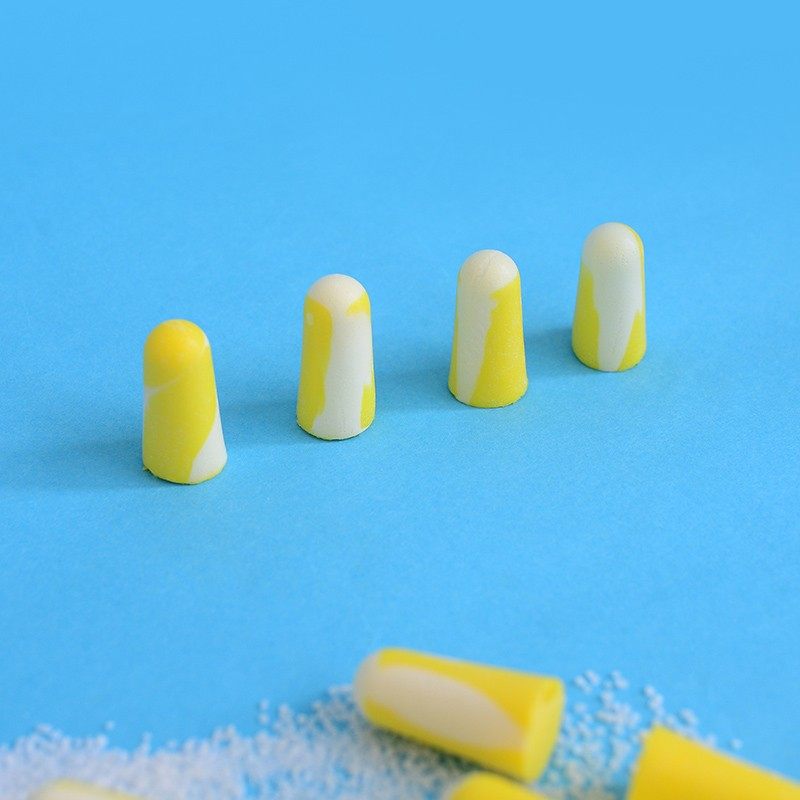 德眠棉花糖柠檬超级隔音耳塞超静音学习睡觉专用防噪音神器睡眠用