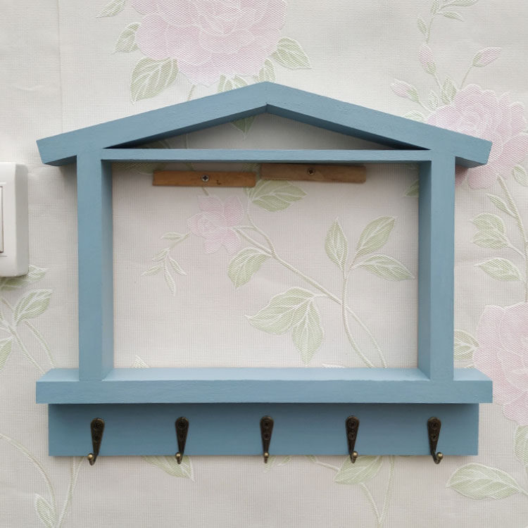 可挂物开关贴家庭插座装饰贴实木可视门铃贴田园风电源贴可定制定