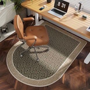 轻奢拱形地毯电脑椅地垫客厅沙发书房学习椅子转椅卧室化妆椅垫子