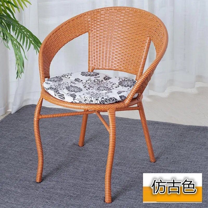 阳台小藤椅子单人带扶手靠背编织休闲户外椅宿舍椅家用椅子,住宅家具,阳台椅,淘宝优惠券,粉丝福利购,淘宝优惠卷