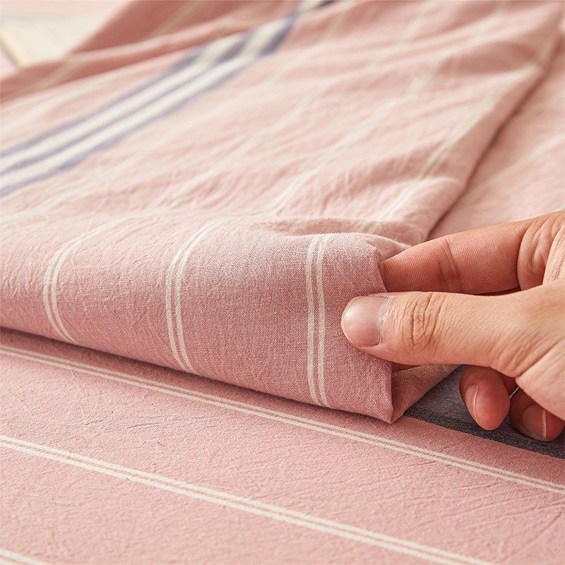 日式A类纯棉水洗棉床笠床单单件四季通用宿舍全棉长绒棉床罩枕套,床上用品,床单,淘宝优惠券,粉丝福利购,淘宝优惠卷