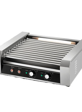 NGNLW11管无罩烤肠机商用小型全自动烤火腿香肠机器迷你热狗机304