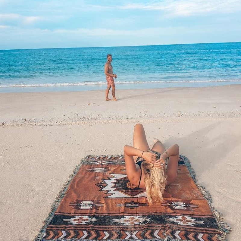 沙滩垫防沙防潮户外海边沙滩毯巾露营毯子帐篷地垫沙发毯盖毯便携