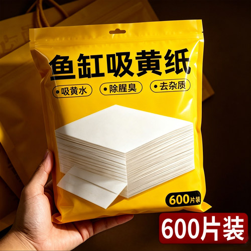 鱼缸黄水过滤水族箱吸色片透水滤布高密度净水材料过滤器吸色纸
