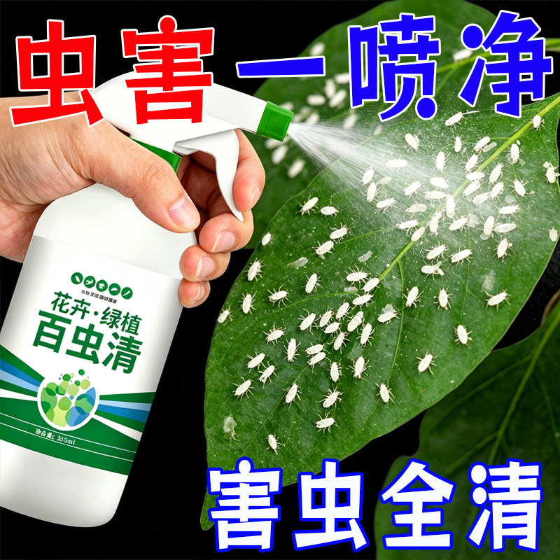 百虫清绿植花卉驱虫增养清虫除虫剂营养液多肉月季驱花蚜园艺用品