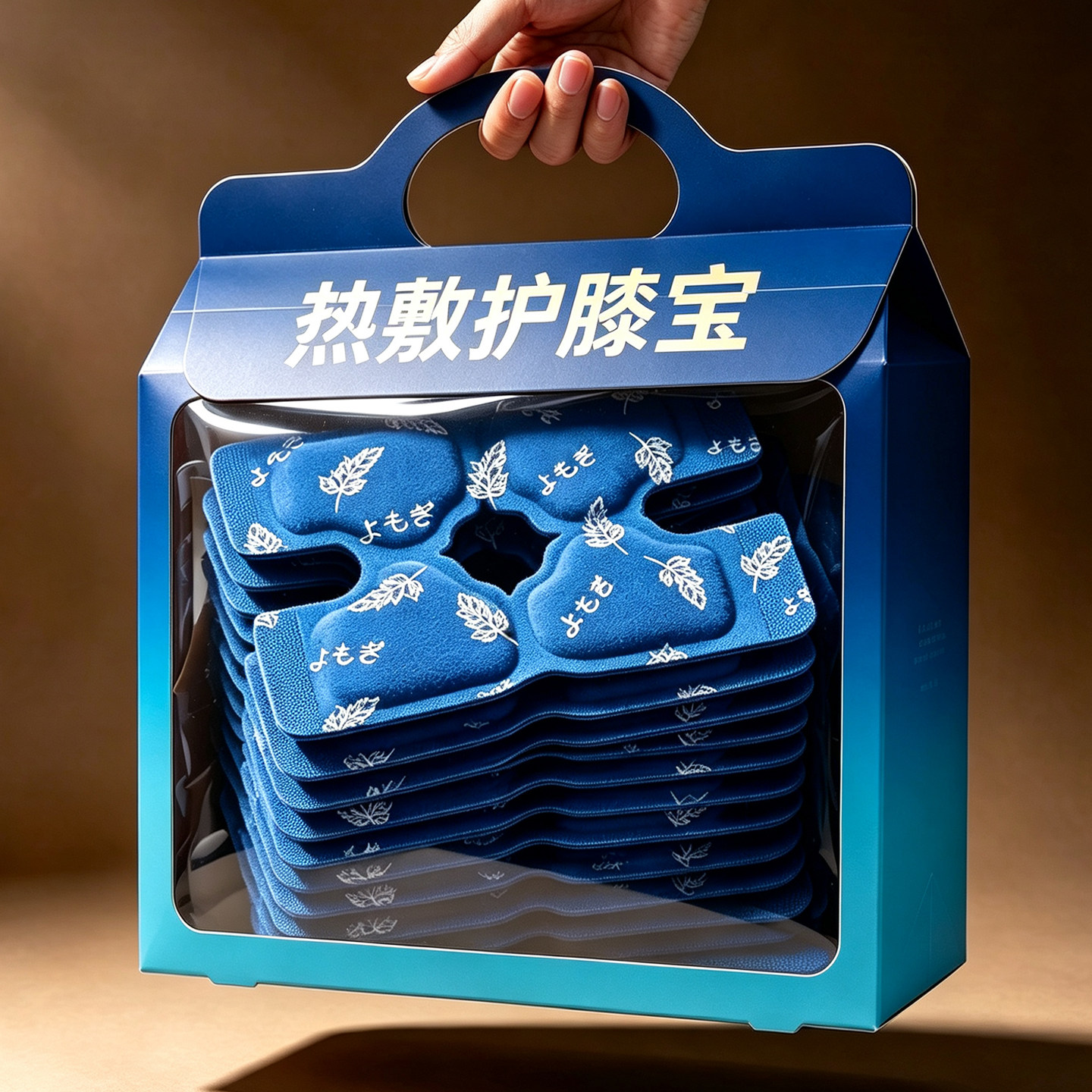 膝盖热敷贴自发热暖贴艾草贴关节保暖老寒腿膝盖防寒贴护膝暖宝宝