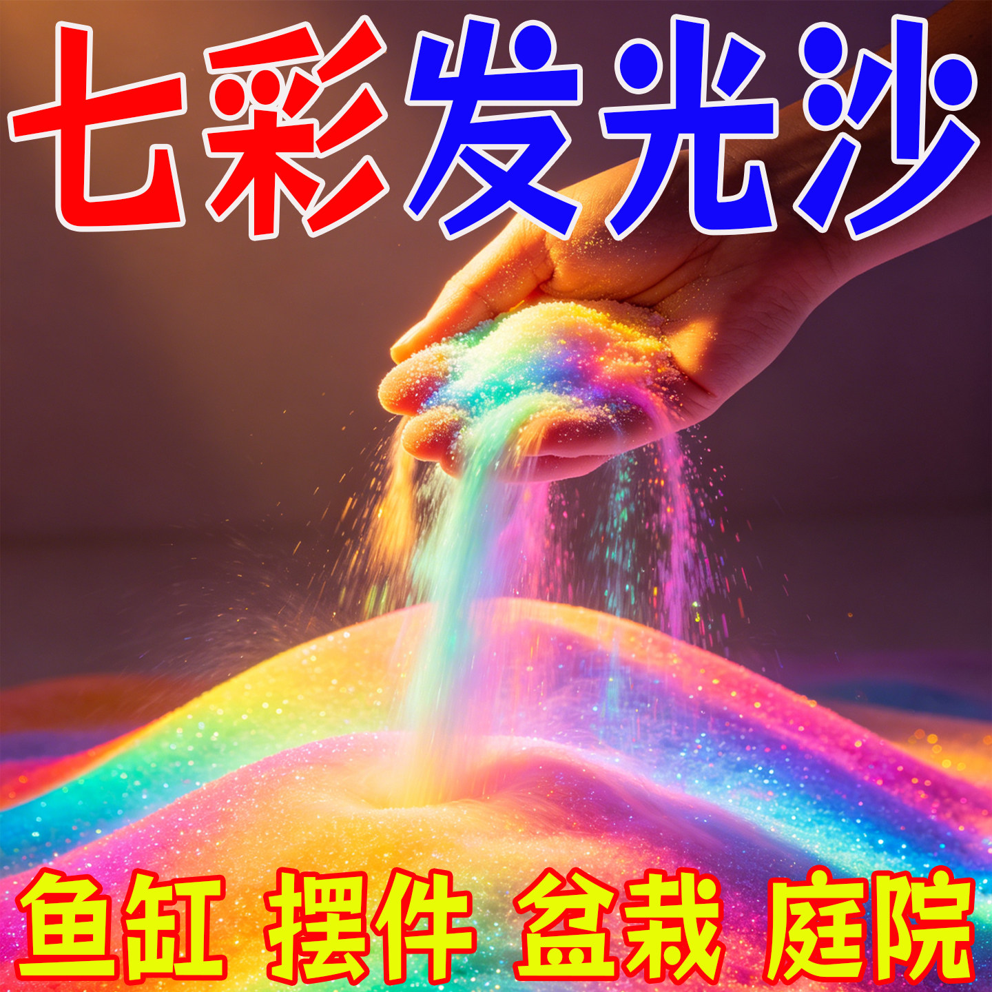 夜光沙夜光石鱼缸造景