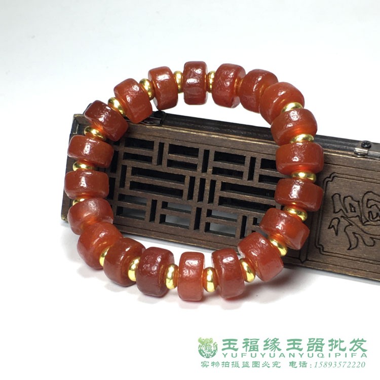 西周老珠子算盘珠柿子