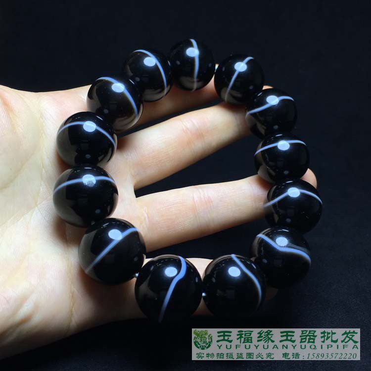 天然玛瑙手串男士手链流行首饰