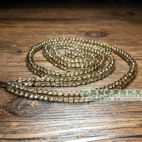 老白水晶盘珠扁珠隔片f飞碟珠垫片珠半成品散珠手链项链DIY饰品配