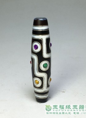 九眼至纯包浆浑厚矿点项链真品