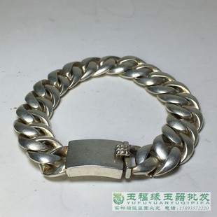 古玩收藏老银民俗手链老银匠手工苗银本命转运招财手饰男款银饰品