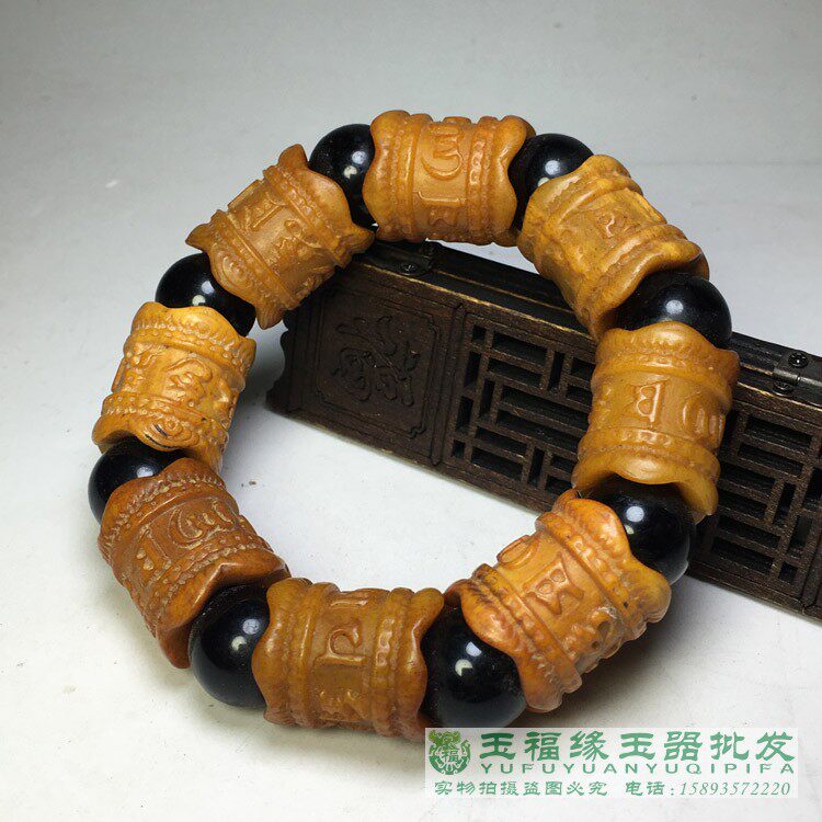 西藏牦牛骨手串骨头六