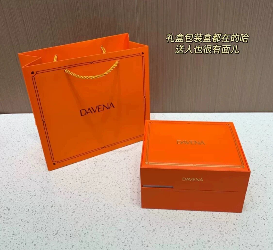 【官网礼盒】适用davena蒂玮娜手表女士甑橙礼盒情人节送女友礼物图片