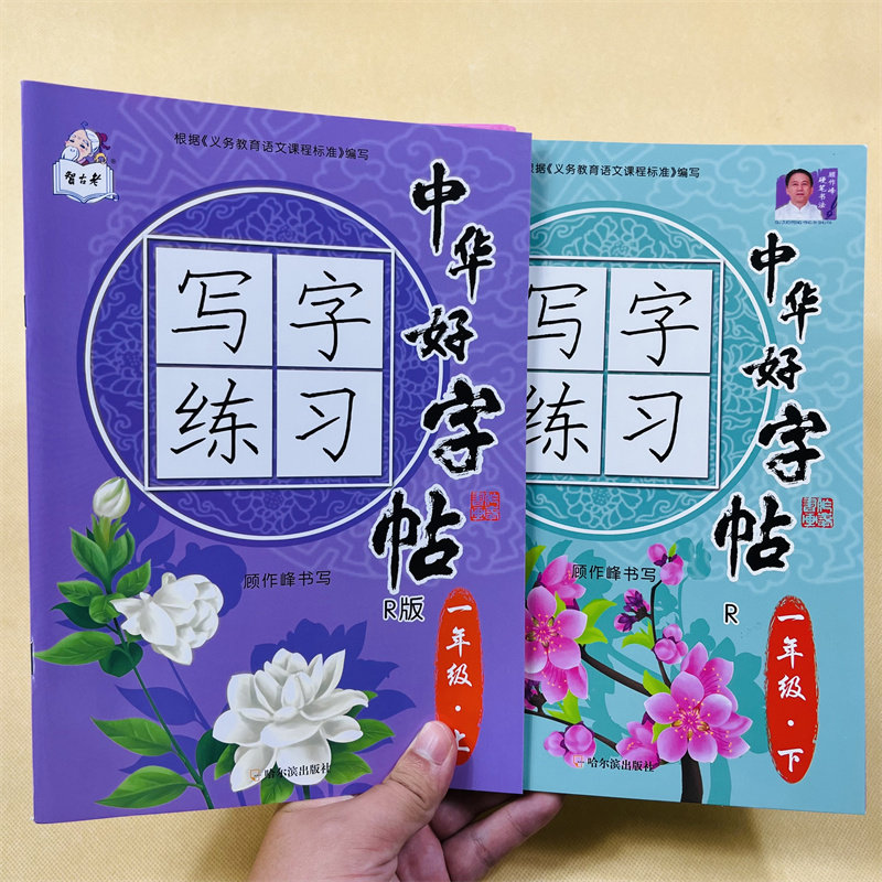 一年级字帖写字练习上下册小学语文课本同步生字抄写本写字课课练字部编人教版儿童正楷硬笔书法练字本一课一练天天练生字词写字书