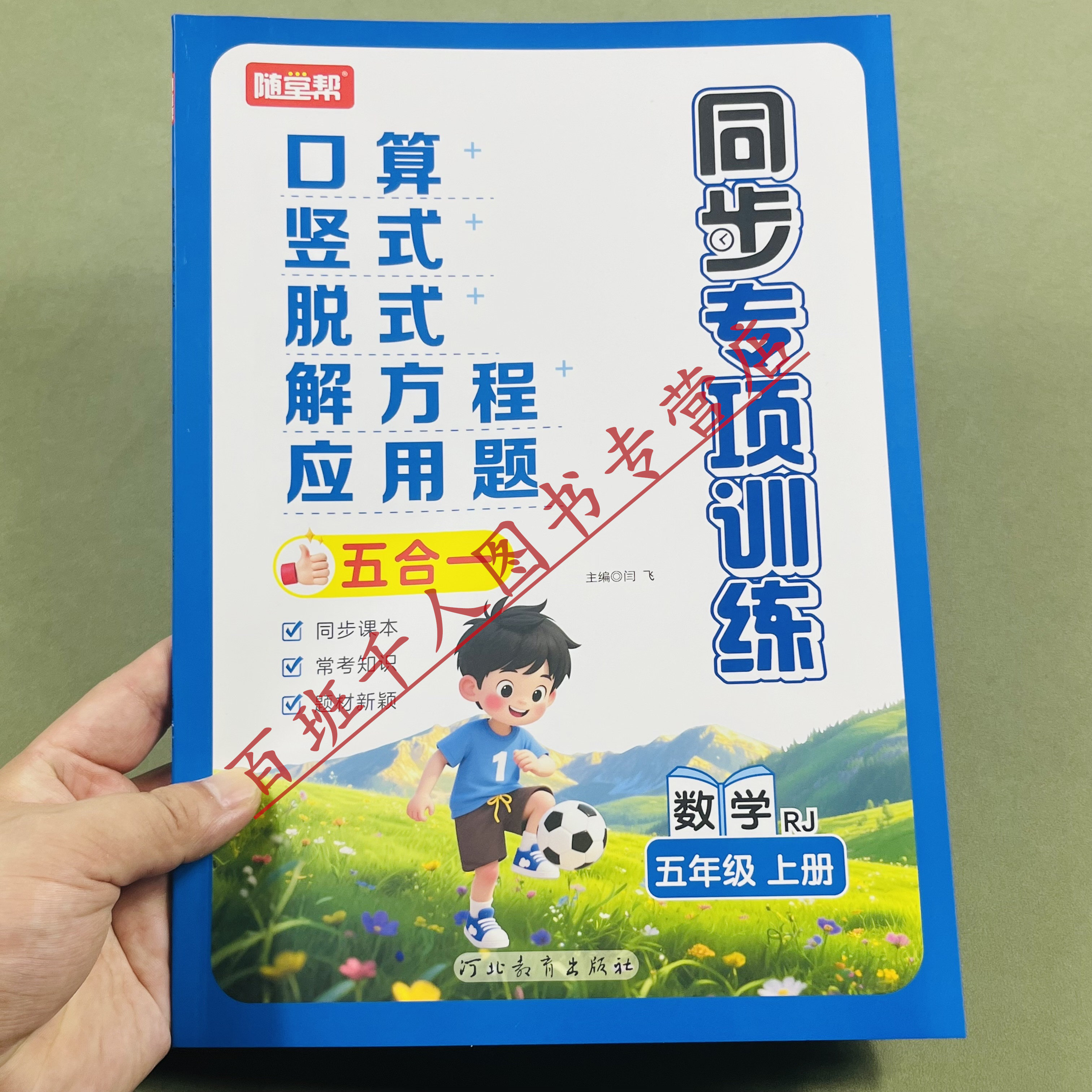 随堂帮数学专项训练五年级上册RJ