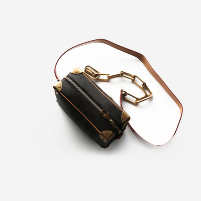 Men's bag Box bag mini链条盒子包18k真空电镀五金男女AERTOMZMD