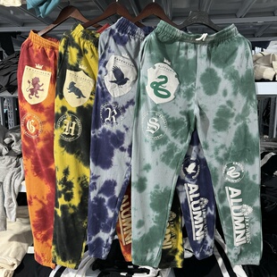 复古休闲卫裤 乐园版 扎染美式 魔法四学院 男女薄绒秋冬 哈利·特