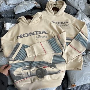 男女薄绒RA272 连帽卫衣套头帽衫 哄达 HOMDA赛车队60周年纪念款