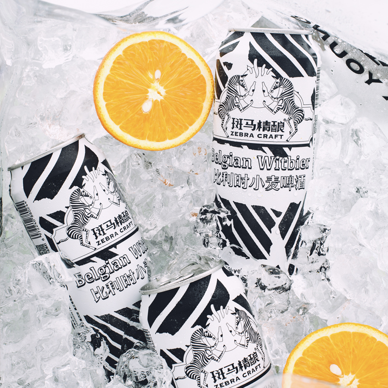斑马精酿比利时小麦经典啤酒500ml*12罐装生啤原浆 官方正品
