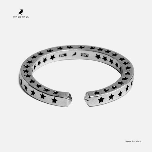 纯银男士戒指情侣印章素戒女尾戒