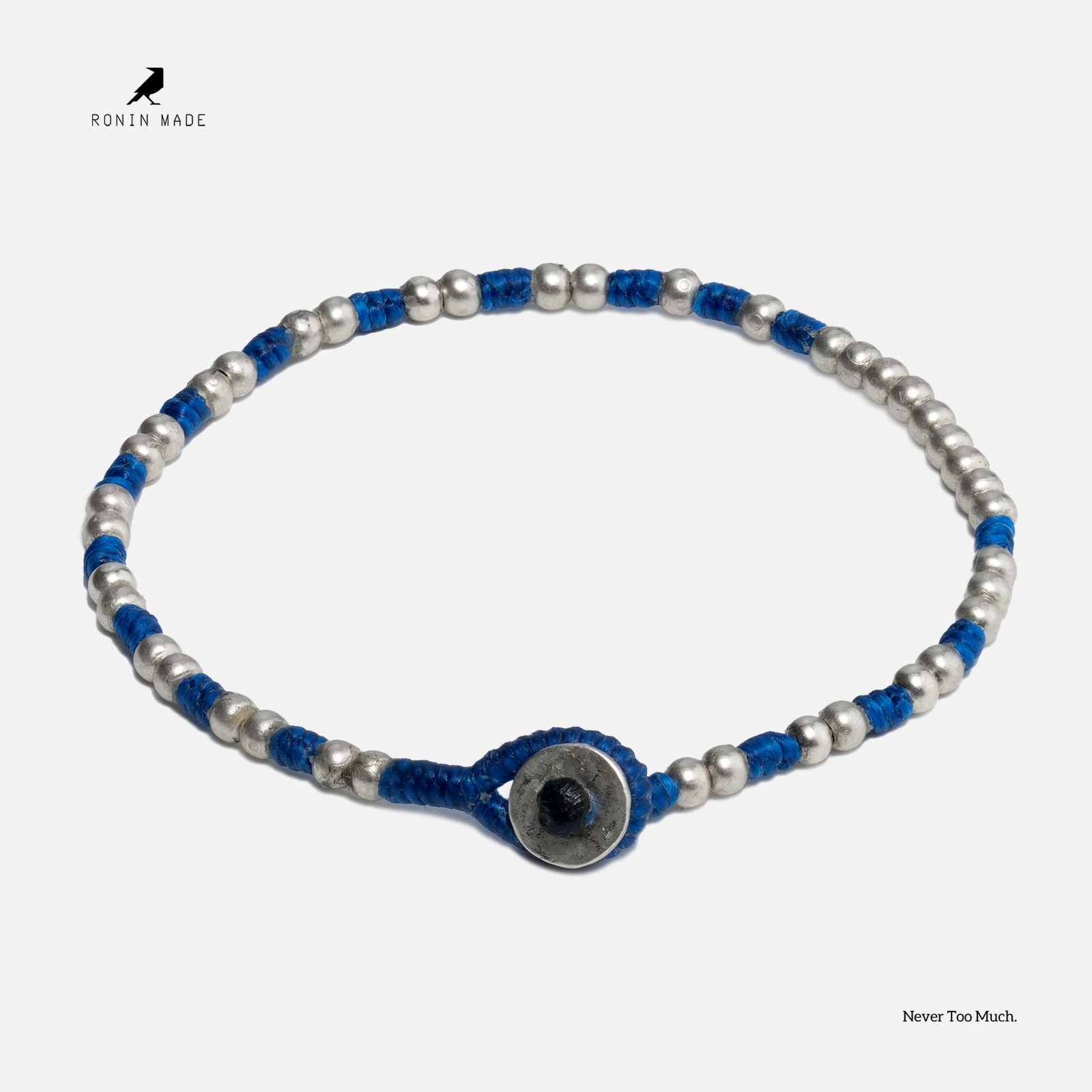 RONINMADE925银情侣手链