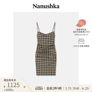 修身 时尚 女士 迷你裙 NANUSHKA 别致高级感无袖 ADIE 热销款