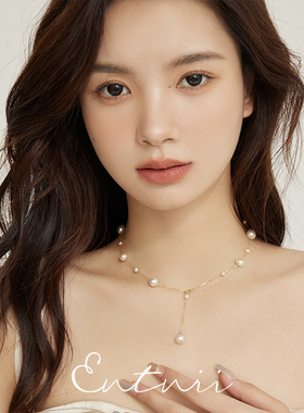 错落满天星珍珠百搭小众项链