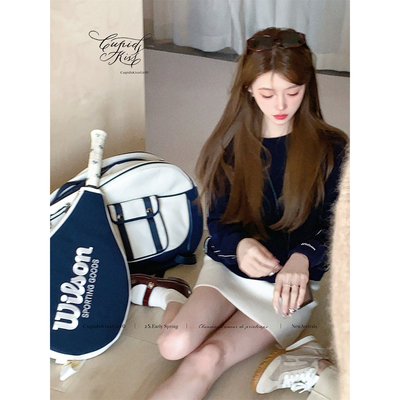 【福利6折清仓】csk丘比特 关于美系的复古松弛 老钱风100羊毛衫