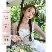 特惠巨折 csk丘比特 纯白杜乐丽 清纯少女竹棉衬衫 娃娃set