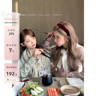 福利7折清仓 条纹衬衫 csk丘比特 收腰款 女宽松 Ms.Bella系列