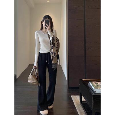 Amr u◆裤型新~长天腿，鹅绒热JFW加厚，保，暖，高腰U，微加喇叭