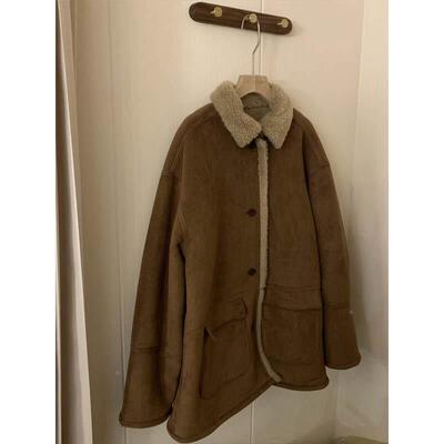 5202EPO冬季款U加厚加小QD个宽松独特超好看子皮新毛一体羊绒羔毛