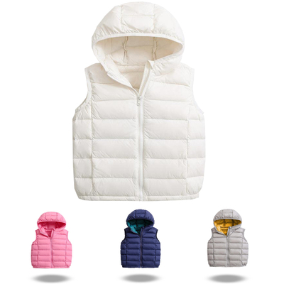 日单连帽便携轻薄羽绒马甲秋冬