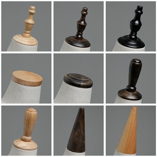 模特头盖儿童仿古实木平盖子皇冠盖男女假人头顶装饰模特道具配件