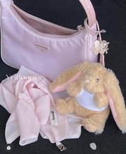 野啵妮 韩国Glowny邦尼兔兔潮牌可爱包包挂饰钥匙扣公仔毛绒小众