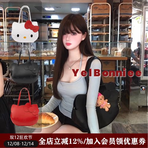 欢迎对比yb！Kitty50周年托特包