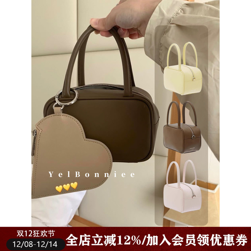 野啵妮 Fottsfotts豆腐小方包小众设计可爱onuk女手提高级感真皮