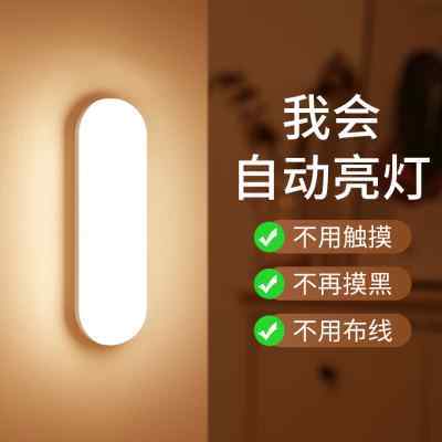 人体自动LED感应灯人来即亮人走即灭楼梯间过道走廊入户门墙壁灯