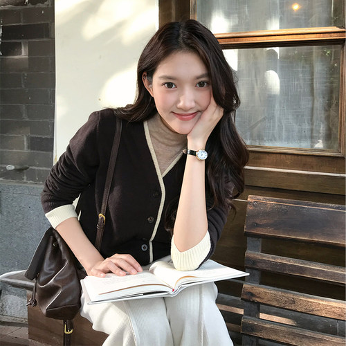 MSLAN云朵羊毛高领无缝针织衫
