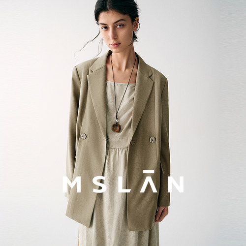 MSLAN商场同款25春通勤开叉西服