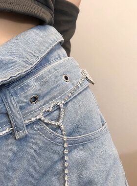 洛一女链条金属合金嘻哈