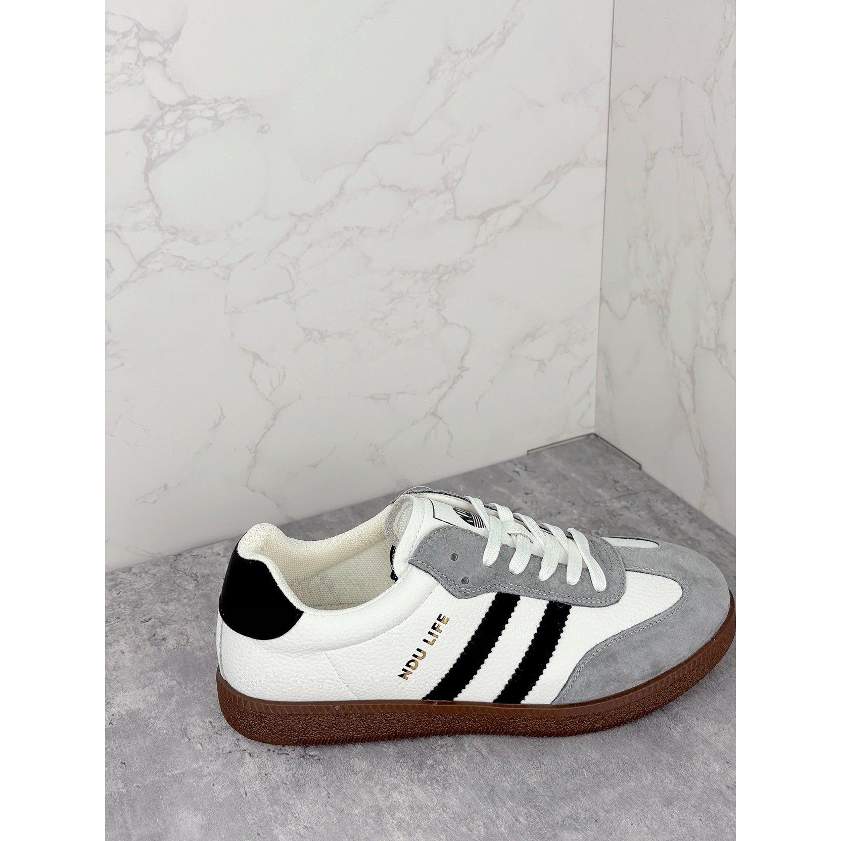 NDU德训鞋小白鞋女复古训练休闲系带恩度跑步运动鞋百搭平底板鞋,女鞋,德训鞋,淘宝优惠券,粉丝福利购,淘宝优惠卷