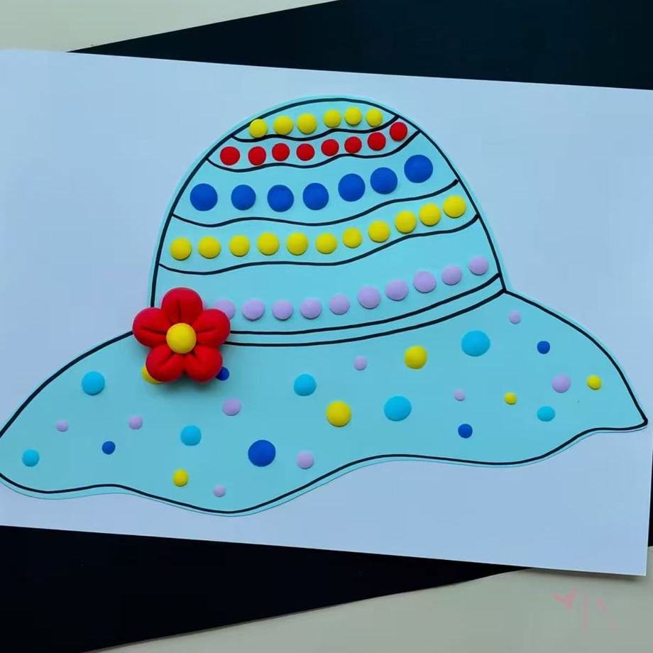 创意画帽子diy绘画帽子活动奖励礼品画画彩绘手绘创意美术材料包
